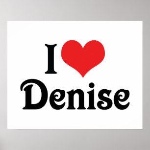 Póster Amo a Denise