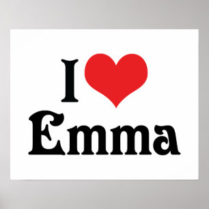 Póster Amo a Emma