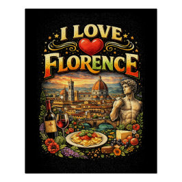 Póster Amo a Florencia