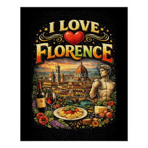 Póster Amo a Florencia