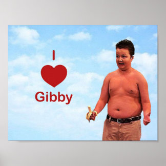 Póster Amo a Gibby