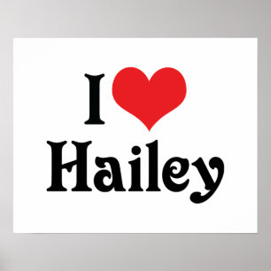 Póster Amo a Hailey