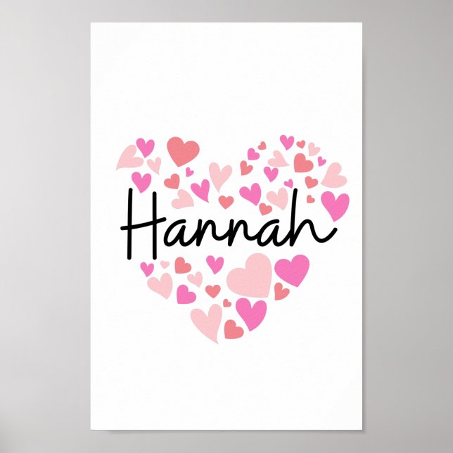 Póster Amo a Hannah (Frente)