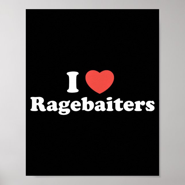 Póster Amo a Heart Ragebaiters (Frente)