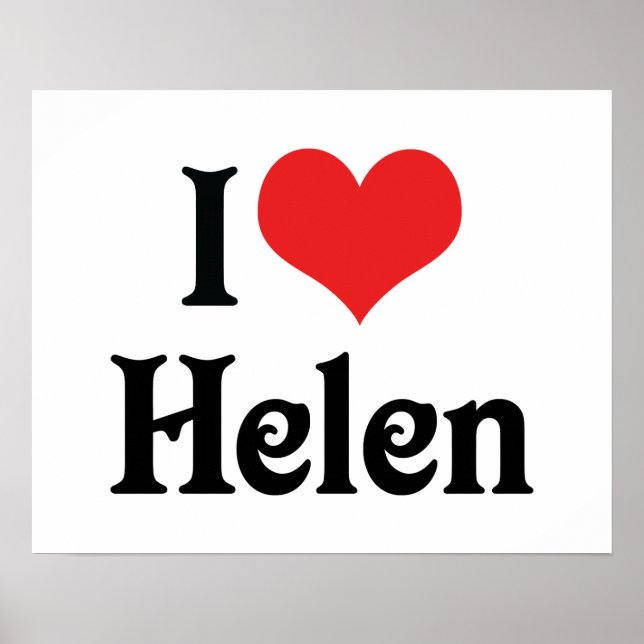 Póster Amo A Helen (Frente)