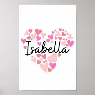 Póster Amo a Isabella