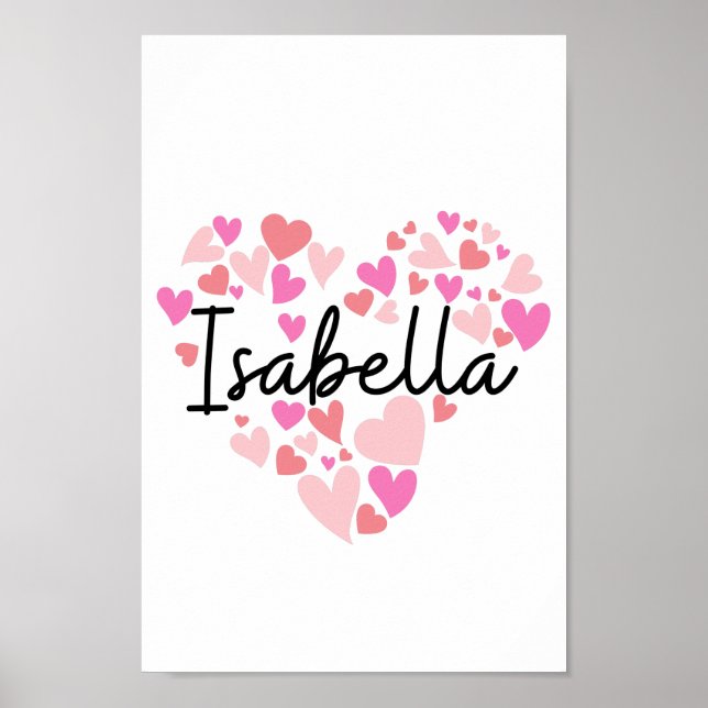 Póster Amo a Isabella (Frente)