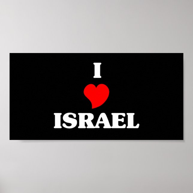 Póster Amo a Israel (Frente)