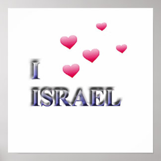 Póster Amo a Israel Poster