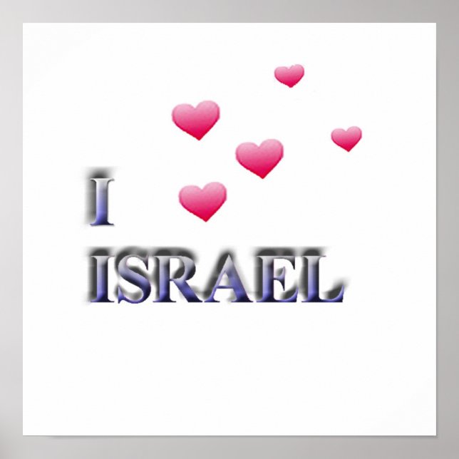 Póster Amo a Israel Poster (Frente)