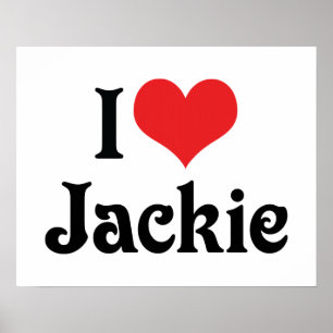 Póster Amo a Jackie