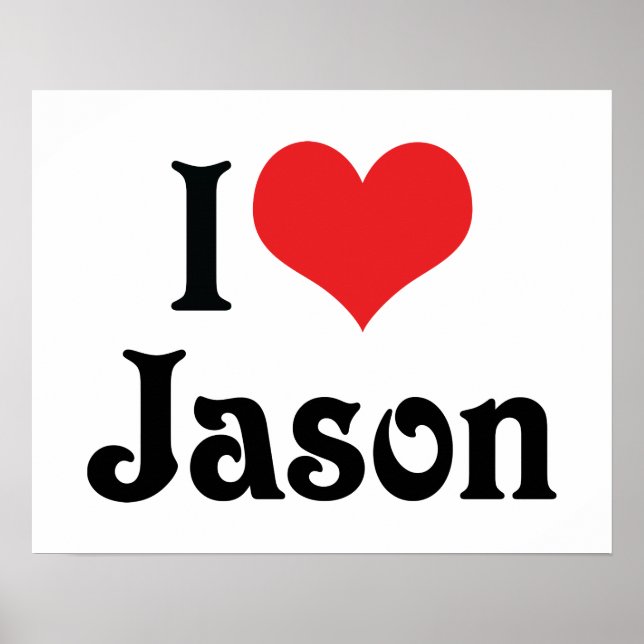 Póster Amo a Jason (Frente)