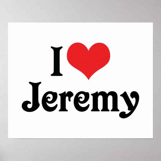 Póster Amo a Jeremy (Frente)