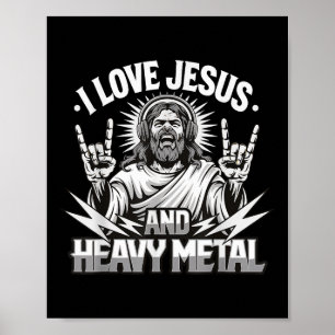 Póster Amo a Jesús y el Heavy Metal 2
