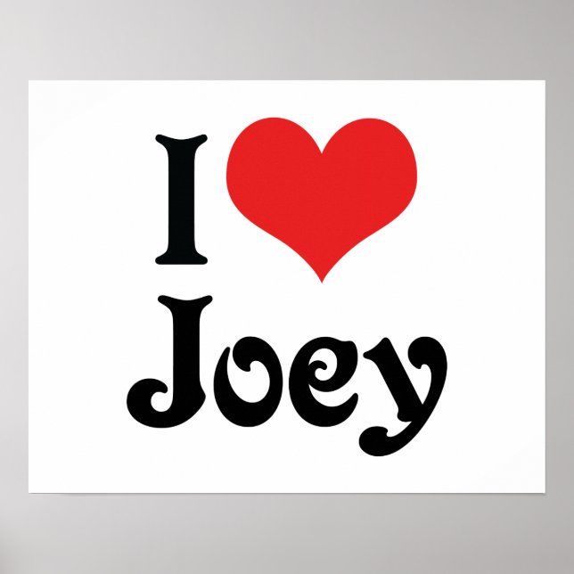 Póster Amo a Joey (Frente)