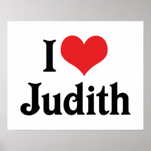 Póster Amo a Judith
