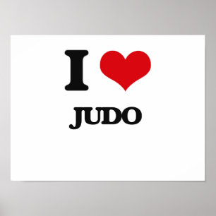 Póster Amo a Judo