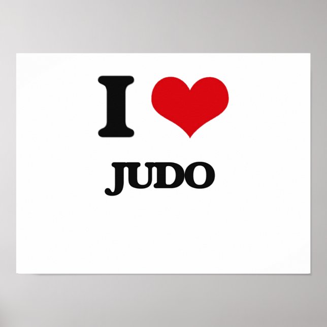 Póster Amo a Judo (Frente)