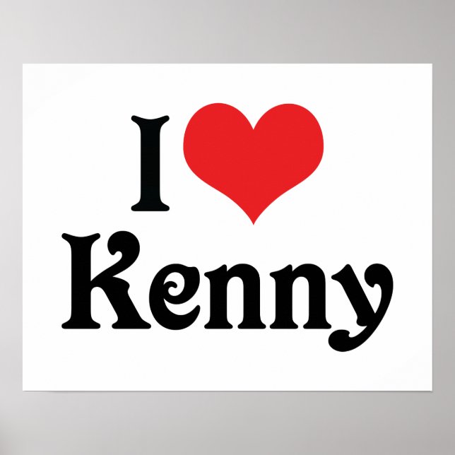 Póster Amo a Kenny (Frente)