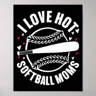 Póster Amo a las madres suaves y calientes del equipo dep