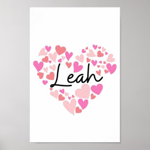 Póster Amo a Leah