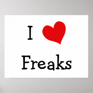 Póster Amo a los Freaks