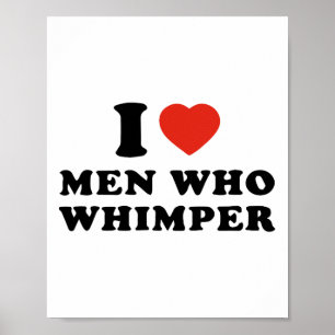 Póster Amo a los hombres que gimotean divertidas Navidade