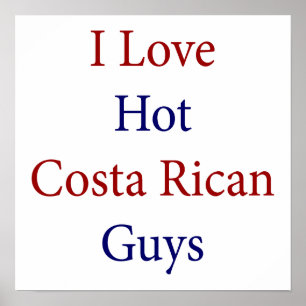 Póster Amo a los individuos calientes de Rican de la