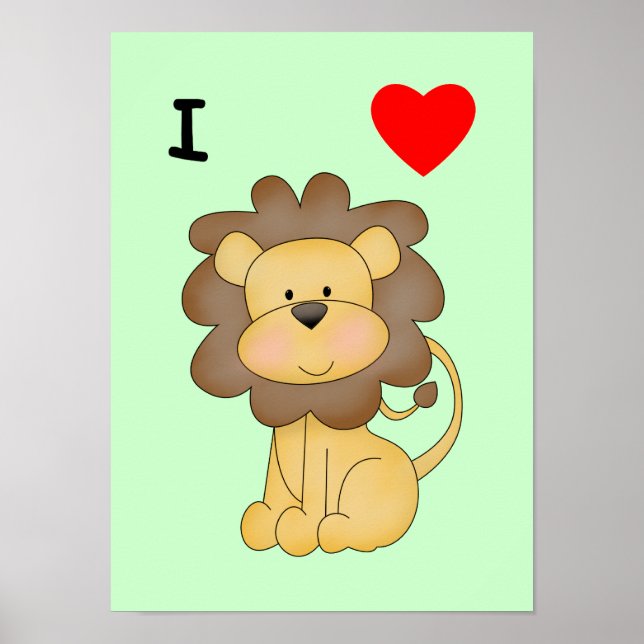 Póster Amo a los Leones (Frente)