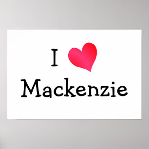 Póster Amo a Mackenzie