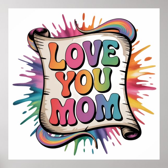 PÓSTER AMO A MAMÁ (Frente)