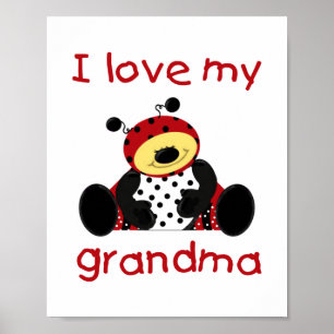 Póster Amo a mi abuela (niñera ladybug)