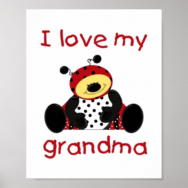 Póster Amo a mi abuela (niñera ladybug) (Frente)