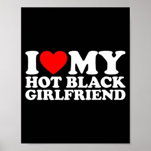 Póster Amo a mi ardiente novia negra