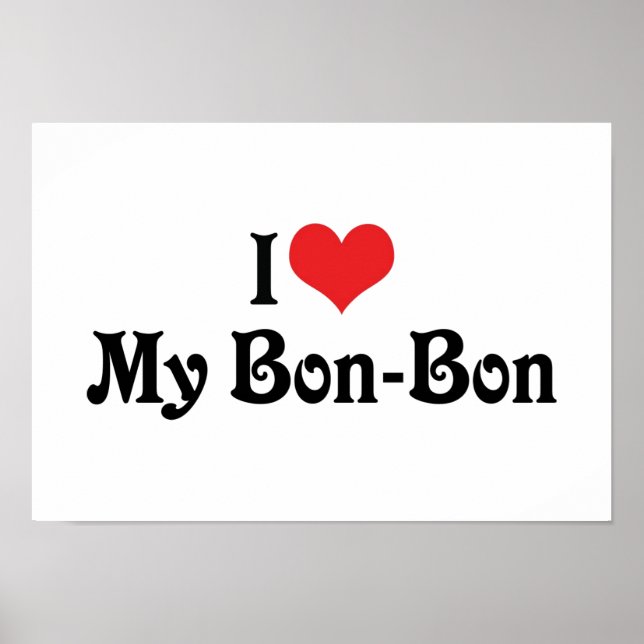 Póster Amo a mi Bon Bon (Frente)