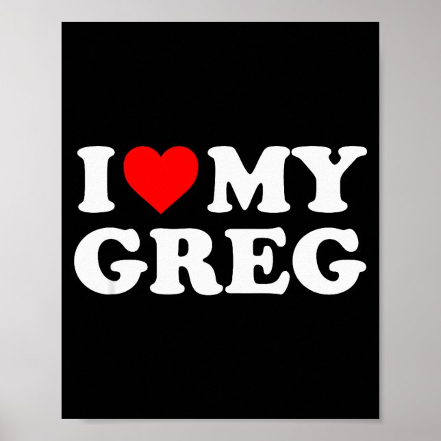 Póster Amo a mi Greg  (Frente)