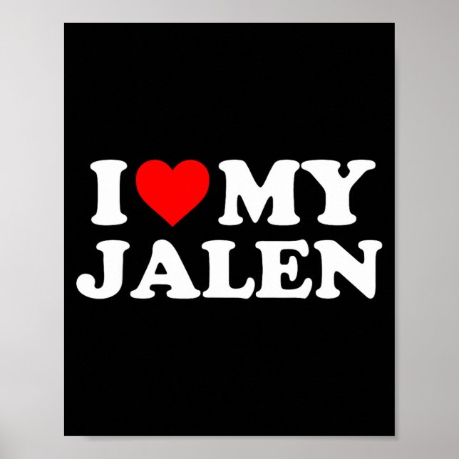 Póster Amo a mi Jalen (Frente)