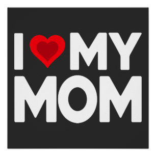 Póster Amo a mi mamá