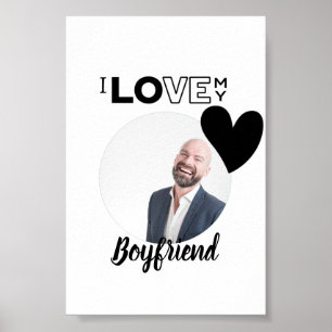Póster Amo a mi novio, esposo y abuelo