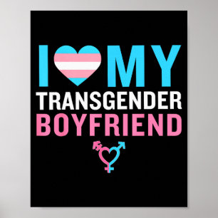 Póster Amo a mi novio transgénero Orgullo Lgbt Valenti