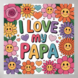 Póster Amo a mi papá