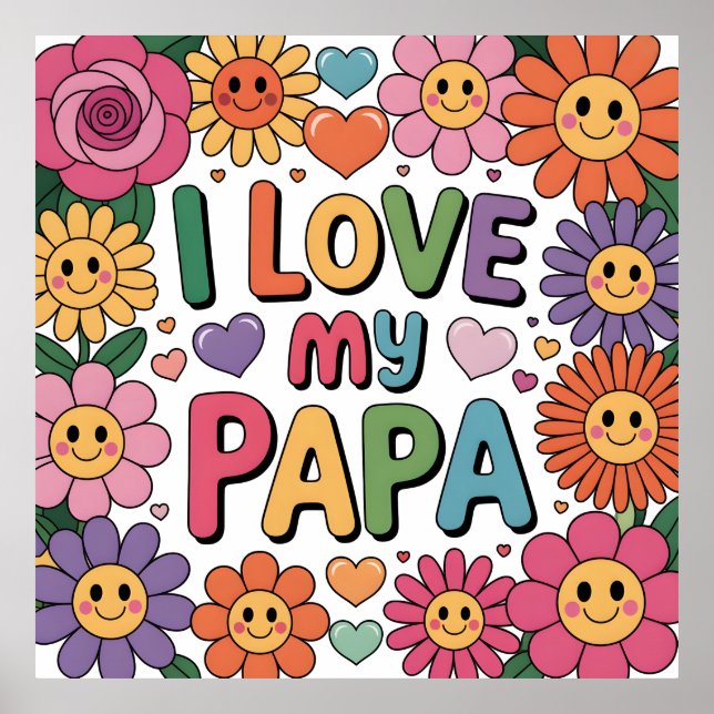 Póster Amo a mi papá (Frente)