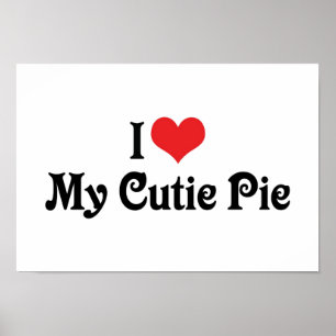 Póster Amo a mi pastelito