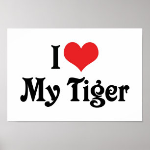 Póster Amo a mi Tigre