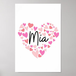 Póster Amo a Mia