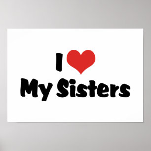 Póster Amo A Mis Hermanas