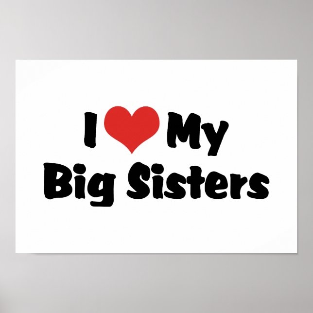 Póster Amo a mis hermanas mayores (Frente)