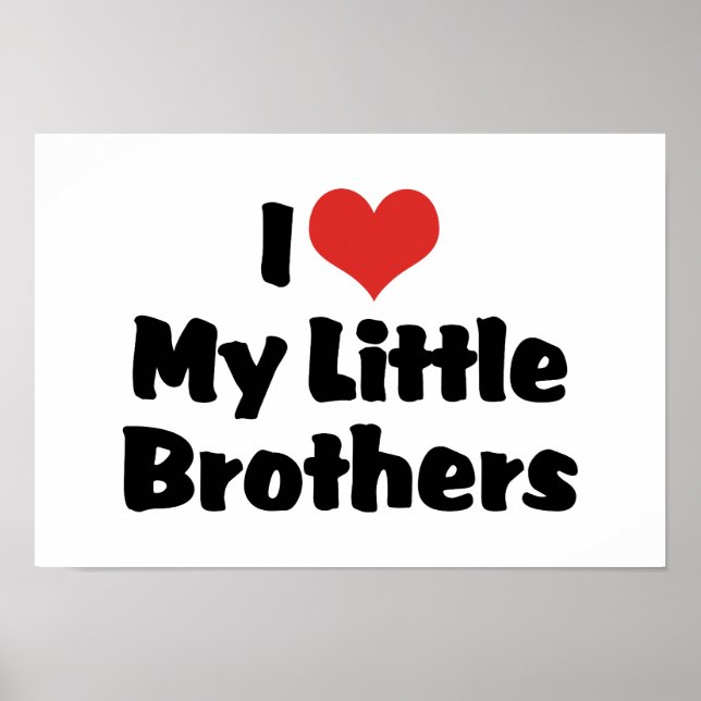 Póster Amo A Mis Hermanos Pequeños (Frente)