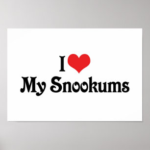 Póster Amo a mis Snookums