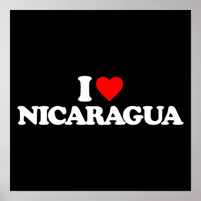 PÓSTER AMO A NICARAGUA (Frente)